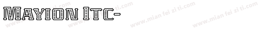 Mayion Itc字体转换